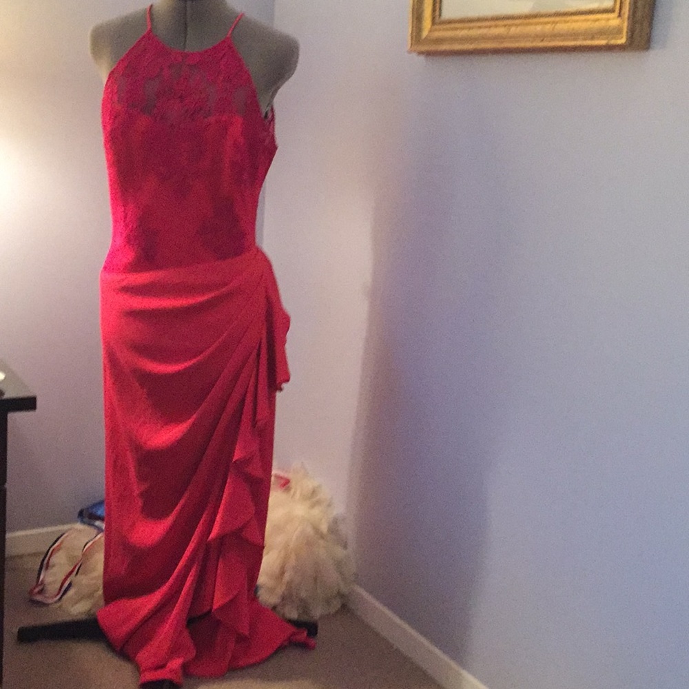 Badgley Mischka evening gown